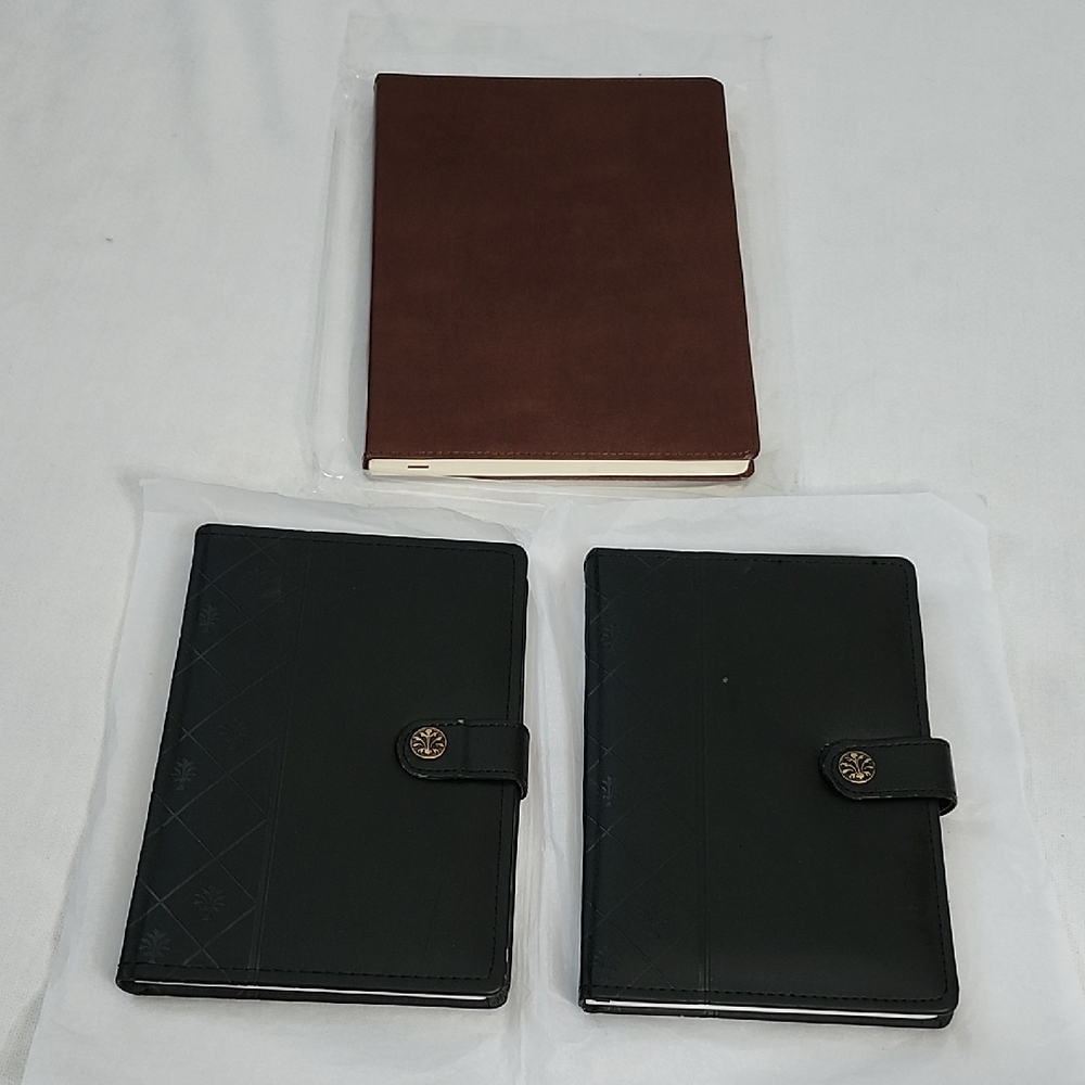 Markings Genuine Leather Brown & Leatherette Magnetic Closure Journal Set